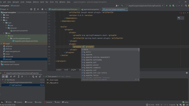 Spring Boot encrypt properties with Jasypt смотреть онлайн