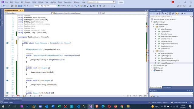 .Net Core 5.0 ile Emlak Sitesi - Entityler için Managerların Yazılması -3 смотреть онлайн