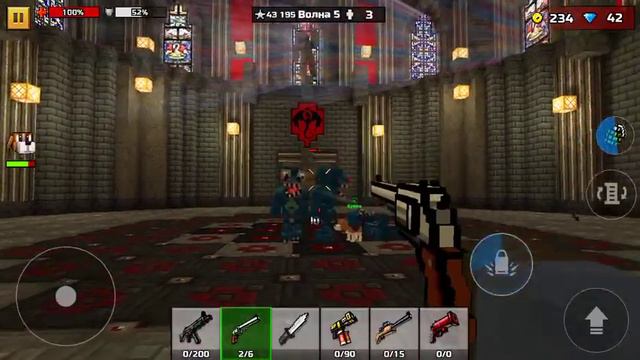 Pixel Gun 3D - арена выживание 8 волн смотреть онлайн