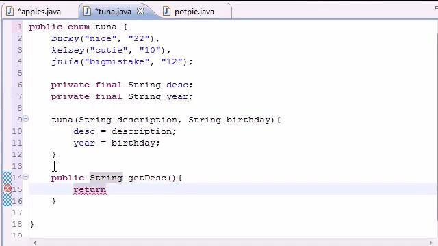 Java Programming Tutorial 44 Enumeration смотреть онлайн