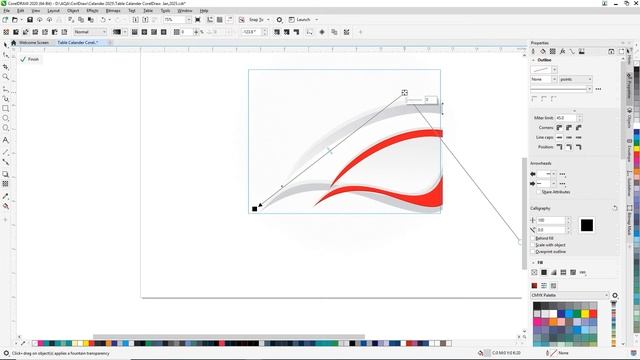 Calendar2025 CorelDraw Tutorial смотреть онлайн
