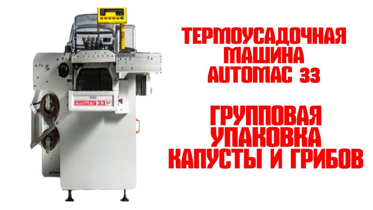 Автоматический упаковщик в стрейч Automac 33 смотреть онлайн