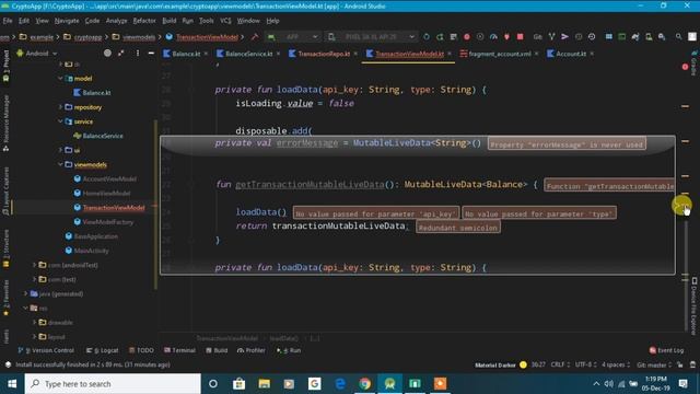 Android CryptoCurrency App part 4 (Dagger,Kotlin,RxAndroid,MVVM) смотреть онлайн