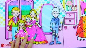 Бумажные Куклы Одеваются - Бумажная Кукла Барби Pop It Макияж Челлендж - Barbie Story & Crafts