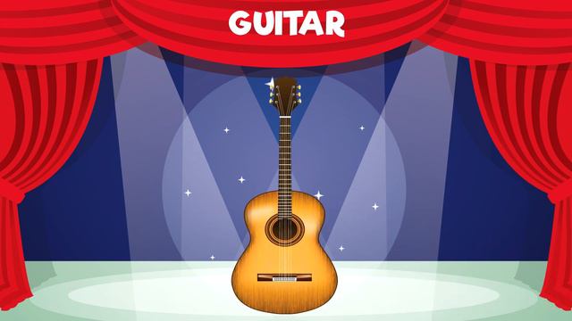Musical Instruments | Video Flash Cards | English For Children | Fun Kids Videos