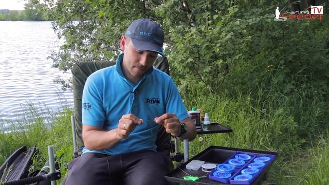 Фидерная оснастка с отводом и резинкой (Running Feeder Rig) Feederfishing.tv