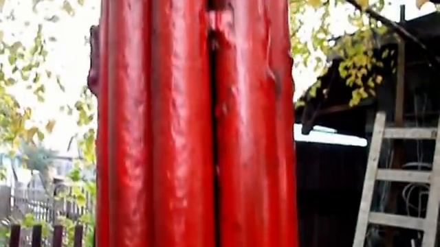 Изготавливаем колун для дров на пружине. We produce log splitter in the spring. смотреть онлайн