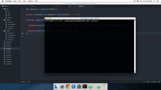 NodeJS Tutorial 13: Installing ExpressJS смотреть онлайн