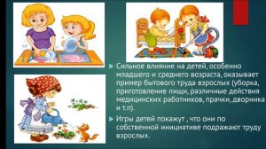 Ознакомление детей дошкольного возраста с трудом взрослых.