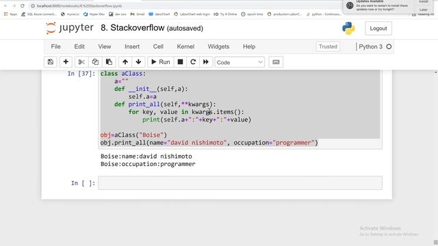 Python how to pass parameter using **kwargs смотреть онлайн