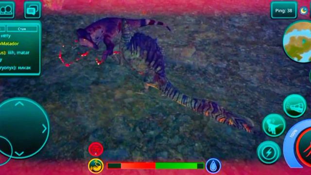 The Cursed Isle Pvp спино против рекса пвп #thecursed #динозавры #pvp #theisle