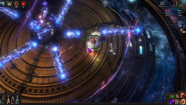 [POE 3.20] Saboteur Hexblast mine, Maven 1sec cut смотреть онлайн