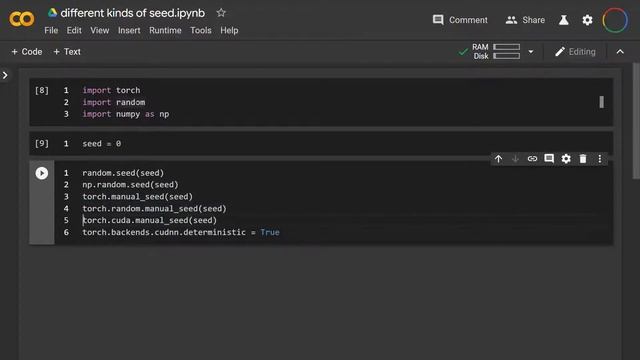 different kinds of seed for reproducible results with PyTorch смотреть онлайн