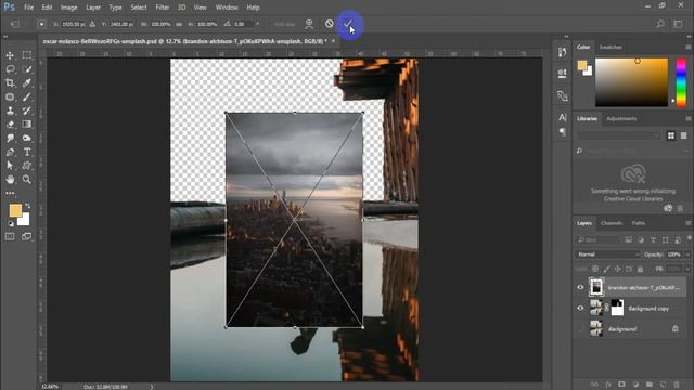 Blend Images and Create a Composite in Adobe Photoshop CC 2021 смотреть онлайн