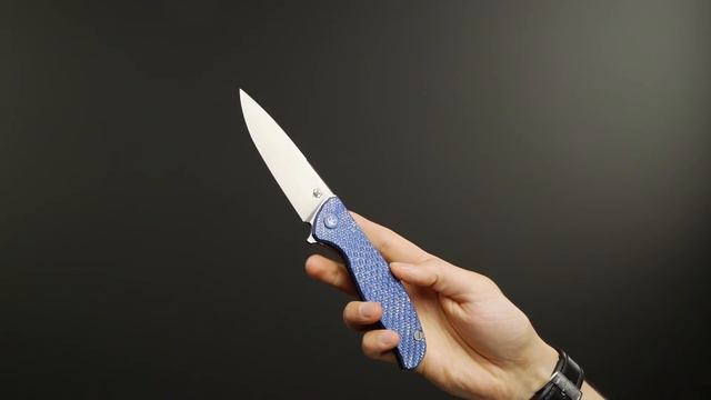 Нож Хати R из стали M390 и рукоятью из Alutex Dark Blue (Широгоров С.) смотреть онлайн