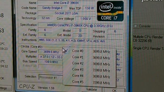 Intel i7 3960X Power Turbo Boost смотреть онлайн