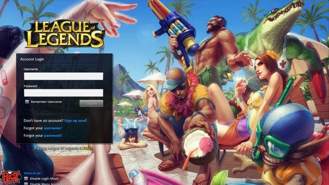 League of Legends - Pool Party [Login Screen] смотреть онлайн