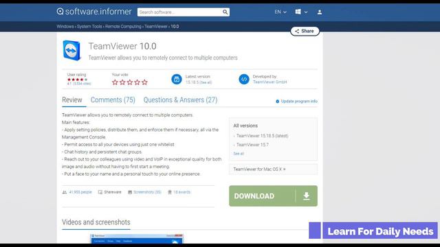 Top Five Remote Desktop Software For Desktop Or Laptop / Hindi