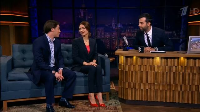 В гостях у Ивана Урганта Гела Месхи и Екатерина Климова смотреть онлайн