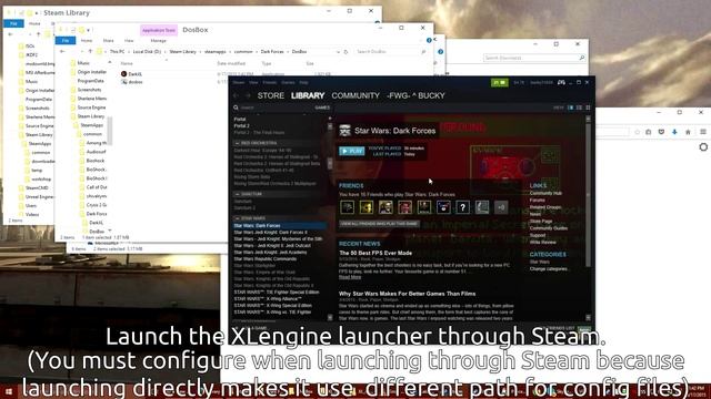 Star Wars Dark Forces - How to set up DarkXL with the Steam version of Star Wars Dark Forces смотреть онлайн