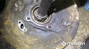 Замена подшипника полуоси внедорожника Тойота своими руками без специальных приспособлений.