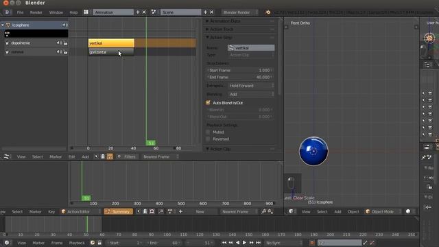 Blender. Анимация. Урок up02a (Азбука NLA Blender) смотреть онлайн