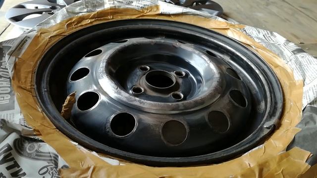 Покраска колпаков и колесных дисков KIA RIO III смотреть онлайн