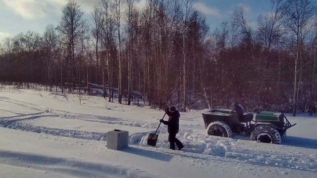 На что способен каракат в глубоком снегу???? смотреть онлайн