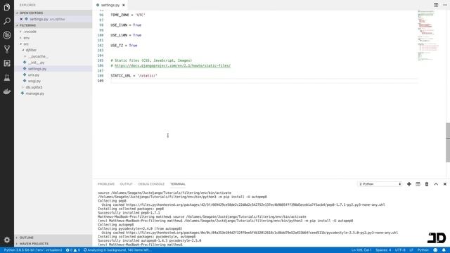 Build a dynamic filtering form with Django // 1 - Project setup смотреть онлайн