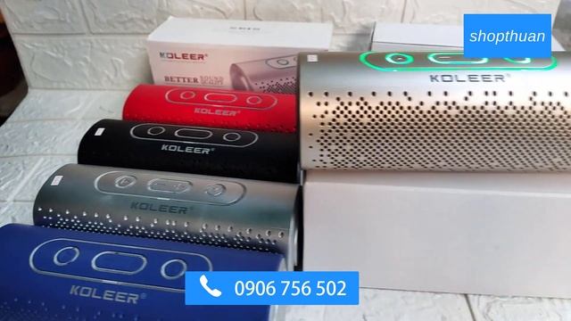 Loa bluetooth KOLEER S819 có đèn led nháy theo nhạc | shopthuan смотреть онлайн