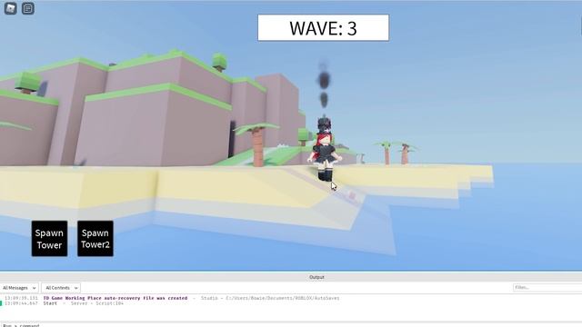 MAKING a ROBLOX TOWER DEFENSE GAME devlog! - #6 Wave system! смотреть онлайн