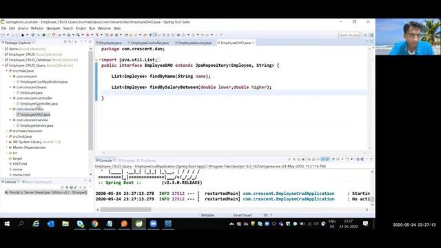 Custom Query using Property,@Query and @Param Part-6 смотреть онлайн