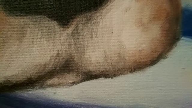 Картина маслом "золотистый спаниель" смотреть онлайн