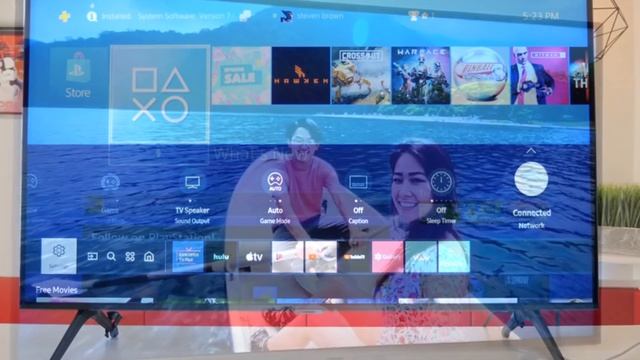 Телевизор Samsung UE50AU7100U смотреть онлайн