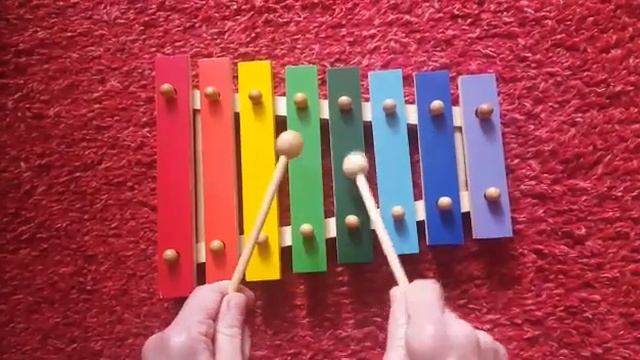 Элементарное музицирование на ксилофоне. Играем польку. смотреть онлайн