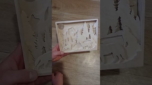 Объемная 3D картина из фанеры своими руками. смотреть онлайн