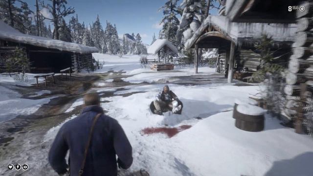Arthur shows Micah a gun trick | RDR2 смотреть онлайн