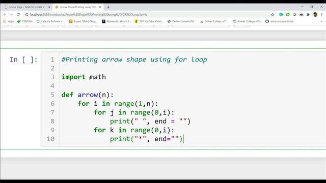Creating Arrow Shape Using FOR loops in Python - Part 1 | Funny Python Coding Series | Tech 'N' Lif смотреть онлайн