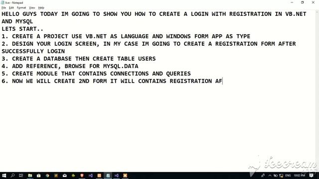 HOW TO CREATE LOGIN WITH REGISTRATION IN VB.NET AND MYSQL | FOR BEGINNERS смотреть онлайн
