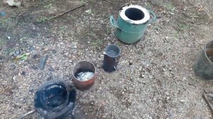 Горн для плавки алюминия  Большая плавка