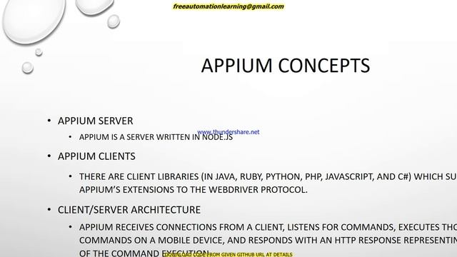 Appium : How Appium Works with its architecture : Tutorial 2 смотреть онлайн