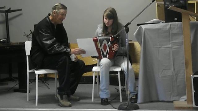 Me Playing The Accordion At The Community Center