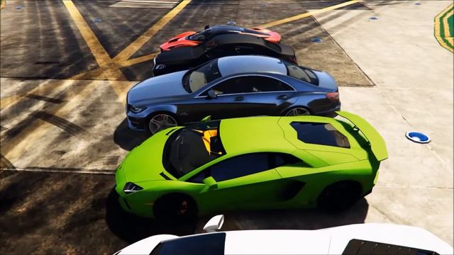 GTA V RealCar Mods ( Mercedes, Ferrari, Lamborghini, Bentley ) смотреть онлайн