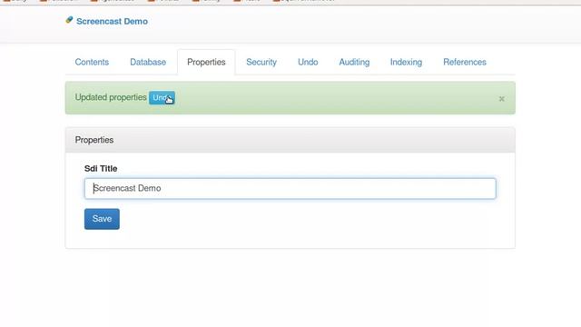 SubstanceD Screencast #5: Editing Object Properties and Undo смотреть онлайн