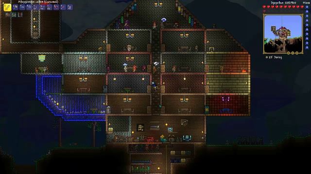 прохождение игры Terraria #5 хардмод добываем хардмодные руды