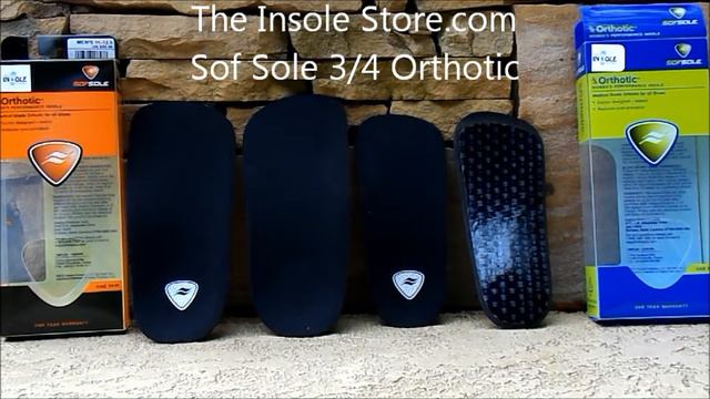 Sof Sole 3/4 Orthotic Insoles @ TheInsoleStore.com смотреть онлайн