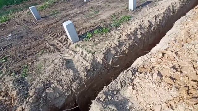 Копка траншей под воду, электричество, канализацию. смотреть онлайн