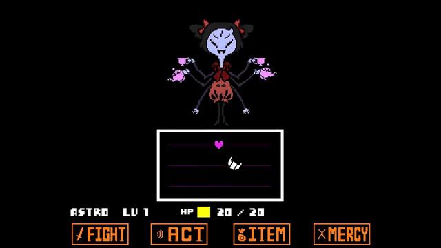 Undertale Colored Sprite Mod - Muffet No Hit смотреть онлайн
