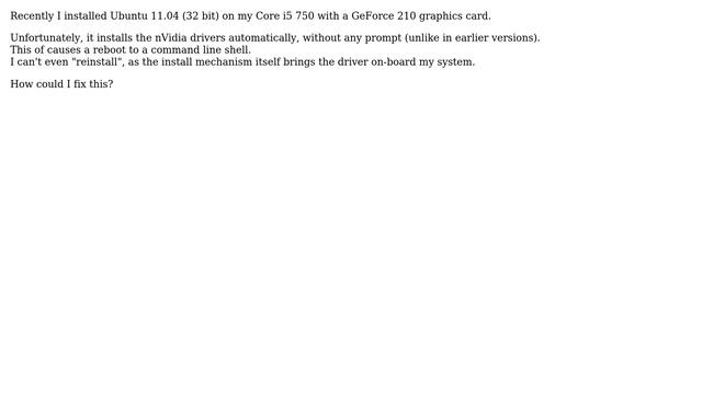 Ubuntu: How can I remove nvidia drivers? смотреть онлайн