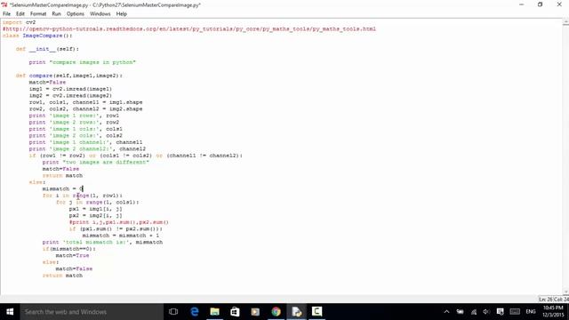 Selenium Python Webdriver Video Tutorial - Compare Images смотреть онлайн